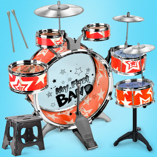 Batería de jazz para niños de 3 a 6 años / Children's Jazz Drum Kit 3-6 Years Old Toys - Imagen 3