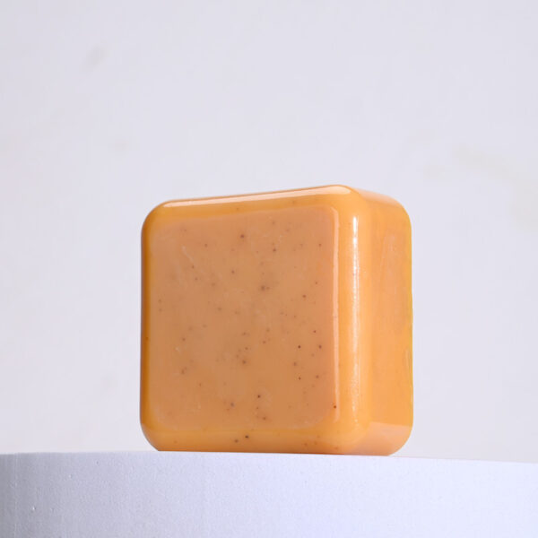 Jabón de baño limpiador artesanal de cúrcuma esmerilado _ Frosted Handmade Cleansing Bath Turmeric Soap - Imagen 7