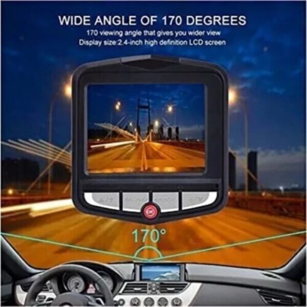 2.4 Inch Full HD 1080P Dash Cam, Car DVR Front Or Rear Camera Night Vision G Sensor - Imagen 6