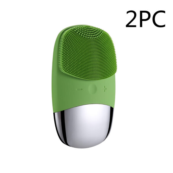 Mini cepillo eléctrico de silicona para limpieza facial, limpiador facial eléctrico, cepillo de limpieza facial, masajeador de piel, herramientas para el cuidado de la piel.  _Mini Silicone Electric Face Cleansing Brush Electric Facial Cleanser Facial Cleansing Brush Skin Massager Skin Care Tools - Imagen 4